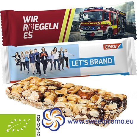 Organic nut mix bar 25g - Amount in package: 1000pcs
