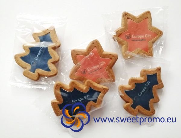 Christmas gingerbread in shape of tree - Amount in package: 1000pcs