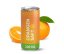 Orange juice in a can with custom printing