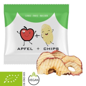 Vegan product - organic apple chips