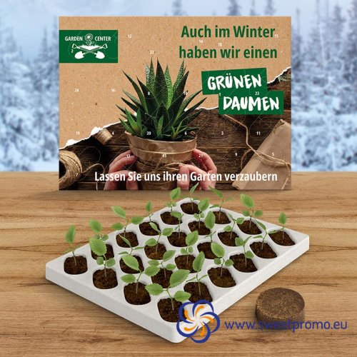 ECO Advent Calendar XL with seeds - Amount in package: 120pcs