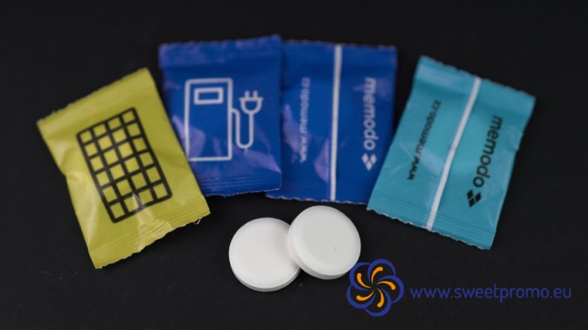 Glucose candies with printing