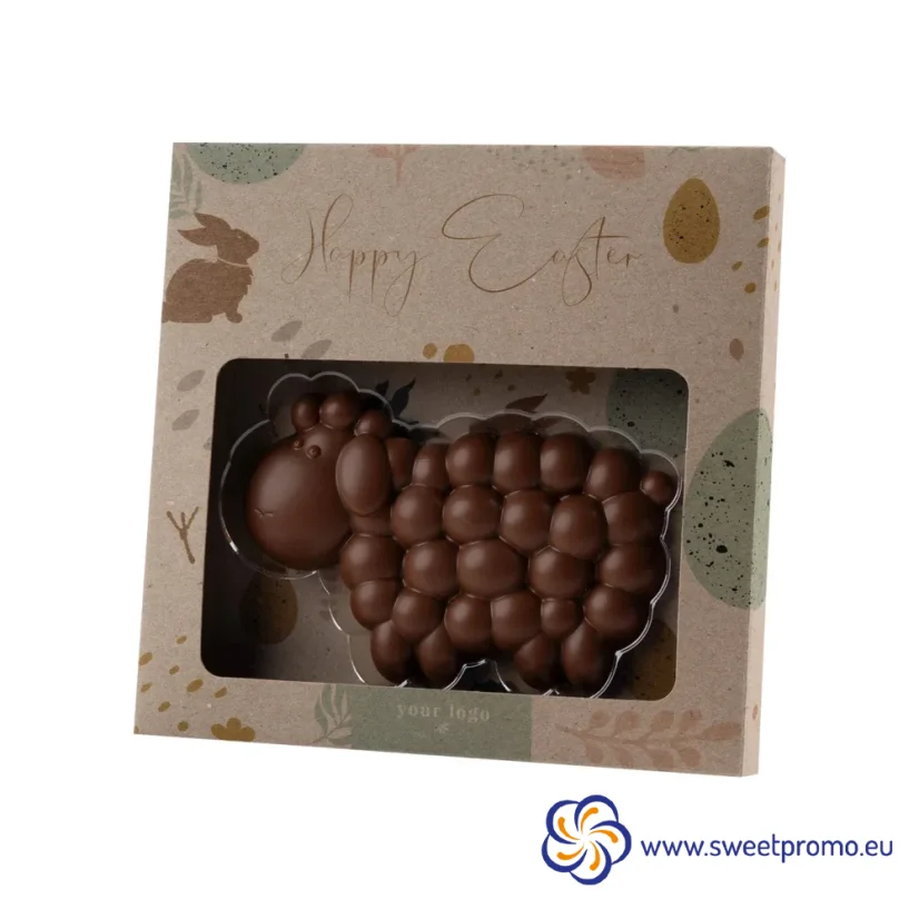 Original Bubble Lamb chocolate lamb 40 g with full-color packaging (brown box) available in several popular chocolate flavors. The perfect sweet treat for the Easter season.