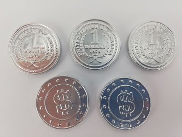 Silver Chocolate Coins - US Dollar