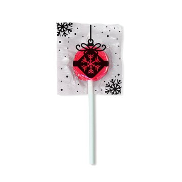 Christmas round flat lollipop