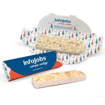 Turrón - Spanish dessert in advertising packaging