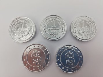 Silver Chocolate Coins - US Dollar