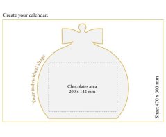 Advent calendar custom shape