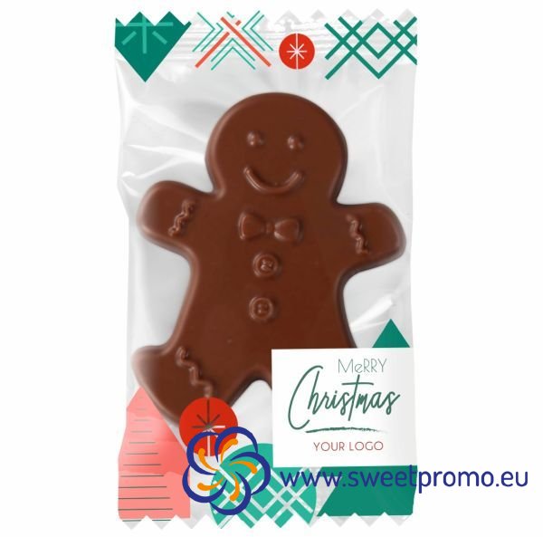 Chocolate Mr. Gingerbread - Amount in package: 4000pcs Chocolate Mr. Gingerbread - Amount in package: 4000pcs