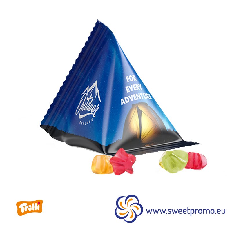 Fruit Jelly Candy Pyramid 15g - Amount in package: 3000pcs