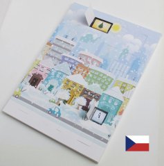 Advent calendar A3 with advertising print, multiple designs