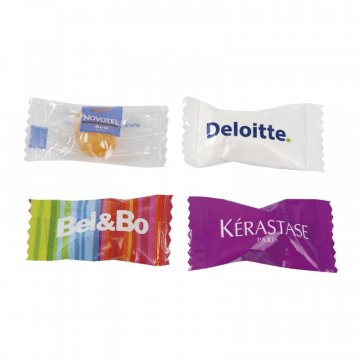 flow pack promotion candy with printing