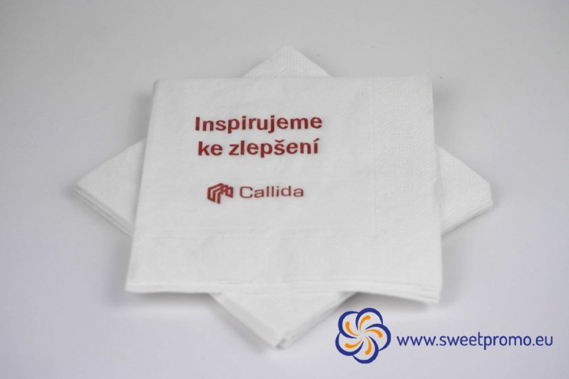 Printed cocktail napkins - Amount in package: 1000pcs