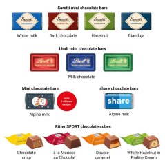 Advent calendar House - branded fillings