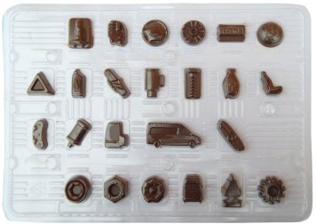 Illustration photo: blister pack of an advertising Advent calendar