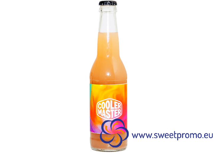 Fruit soft drink in glass 330ml - Amount in package: 100pcs