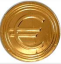 Chocolate coins with a embossing - Size: 41 mm, Amount in package: 150000pcs