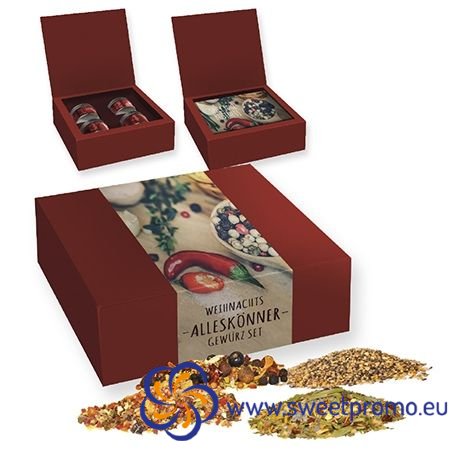 Christmas spices gift set 4 cans - 50 pcs