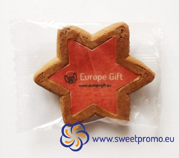 Christmas gingerbread star - 1000 pcs