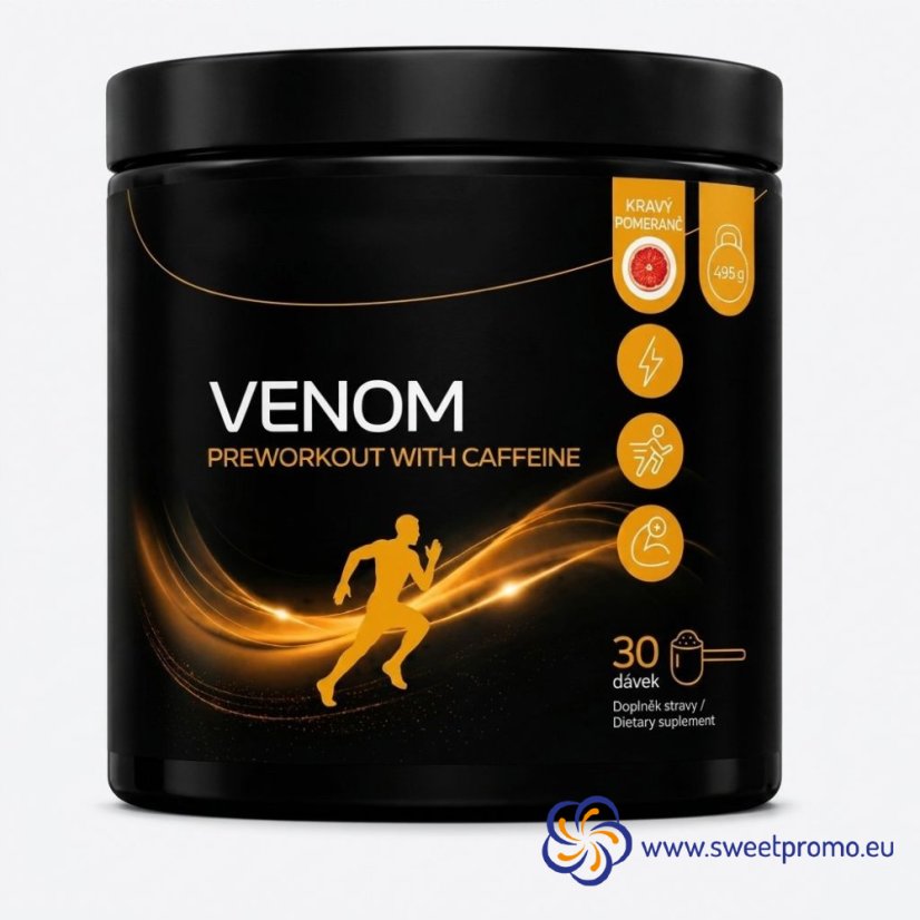 PRE-WORKOUT WITH CAFFEINE - VENOM 495 g PRE-WORKOUT WITH CAFFEINE - VENOM 495 g