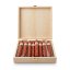 Salami Cigar Snacks in a Premium Wooden Gift Box - Amount in package: 50pcs