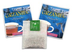 Tea in bag with printing