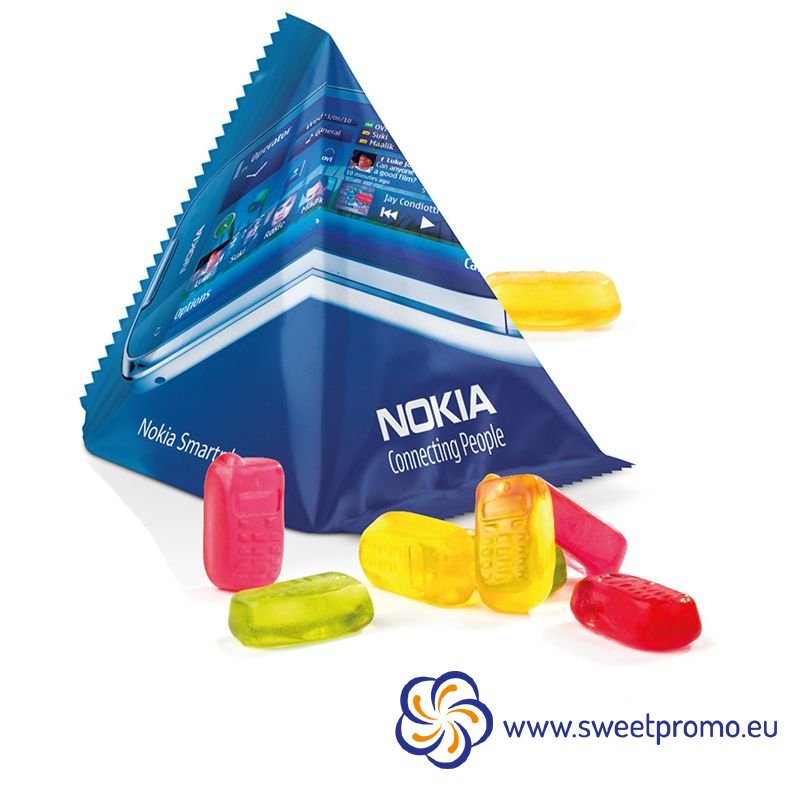 Želé bonbóny pyramida 15g - V balení: 3000ks