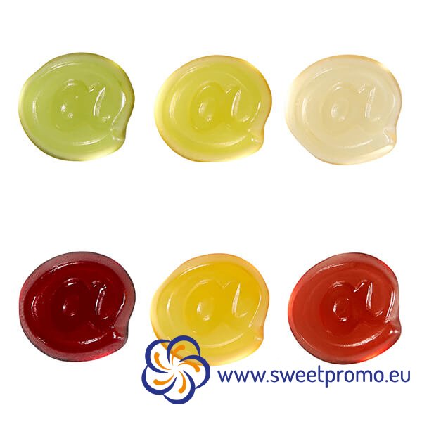Želé zavináč Fruit Gum @-sign Sweet Promo