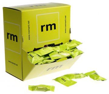 individuální balení v dávkovači reklamních bonbónů mini sáček, flow pack
