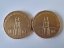Chocolate gold coins - a sample of the Bismarck Tower mintage