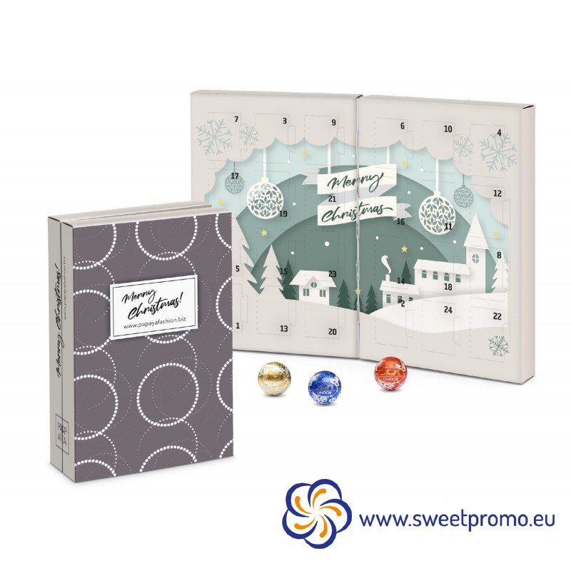 Lindt adventní kalendář BOOK ECO - V balení: 250ks