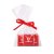 Promotional chocolates (5 pieces) in a bag with a ribbon, suitable as a sweet promotional gift for employees, clients, and business partners