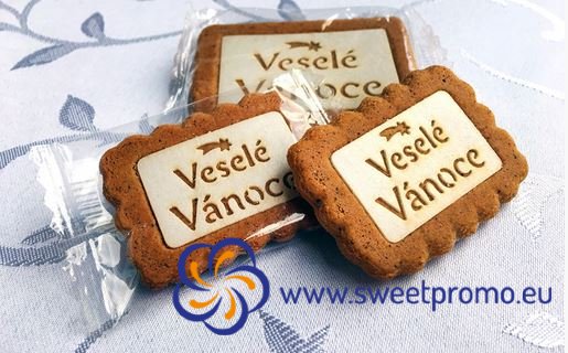 Gingerbread rectangle 5 g - Amount in package: 250pcs