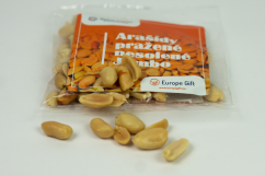 Sáček s oříšky, nesolené arašidy 50g