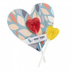 Fruit Lollipop Lolly Flyer Heart sugar-free - 14000 pcs