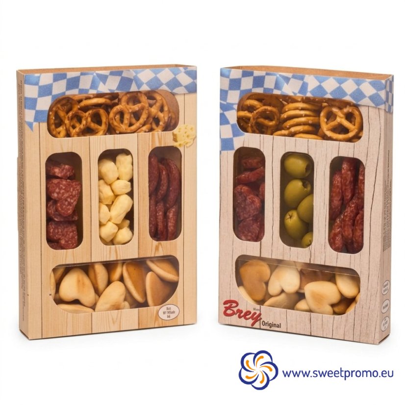Premium Snack Set with Salami, Olives or Cheese - Amount in package: 50pcs
