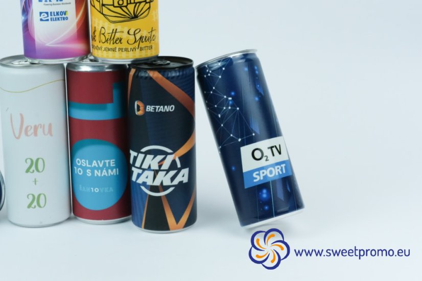 Advertising beer in can Konrád 12%, 500 ml - Amount in package: 1080pcs, Label: Soft touch with 3D varnish