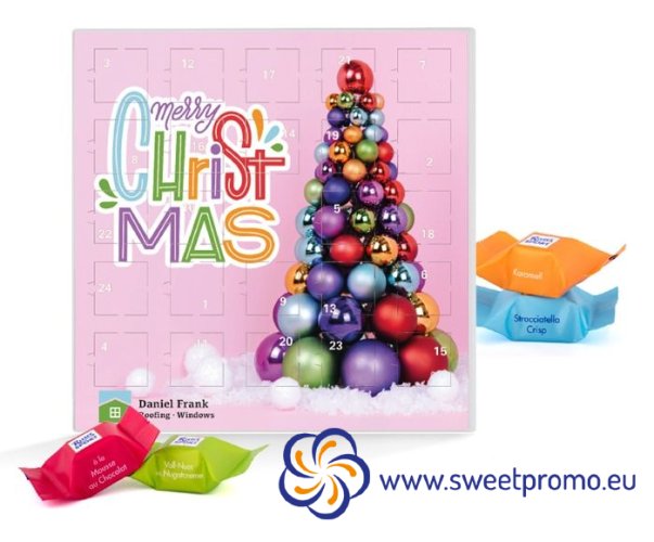 Square advent calendar - Amount in package: 100pcs