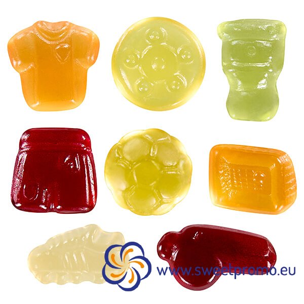 Želé fotbalová horečka Fruit Gum Football Fever Sweet Promo