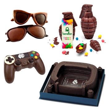Creative chocolates with the possibility of custom printing