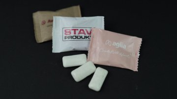 Mint, promotional chewing gum