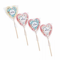 Fruit Lollipop Logo Pop Heart - 300 pcs