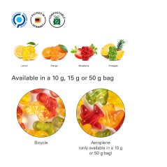 Želé bonbóny pyramida 15g