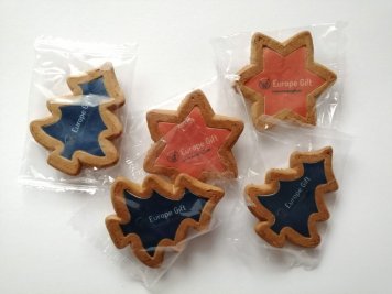 Promotional Christmas gingerbread - trees and stars