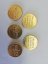 Chocolate coins with a embossing - Size: 41 mm, Amount in package: 45000pcs