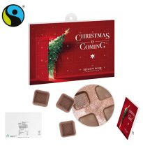 Advent calendar A5 with Fairtrade chocolate