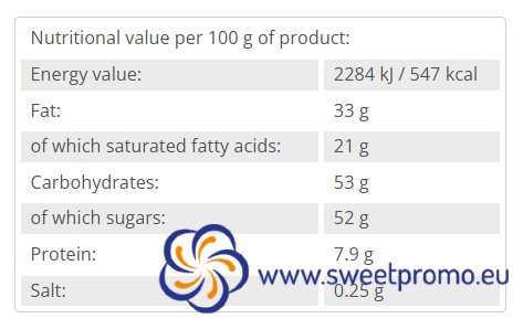5 reklamních čokolád v sáčku se stuhou - V balení: 500ks