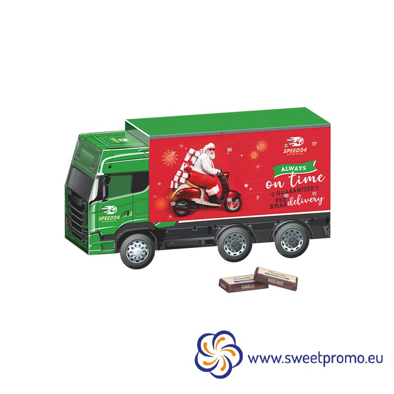 Truck advent calendar Sarotti chocolate