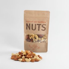 Promotional Doypack paper bags with window and print
