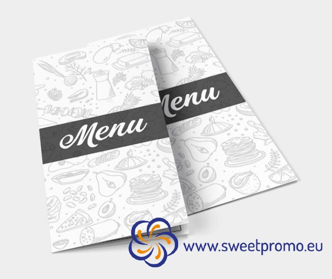 Print menu - Food and drink menu - Amount in package: 50pcs